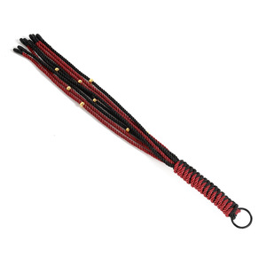 BDSM látigos negros y rojos juguete sexual pareja herramientas divertidas privadas para mujeres parejas coqueteo esclavo exótico SM látigo - Product Image 5