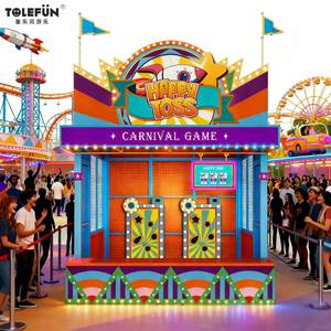 CE Tolefun Intégration LED haute performance Installation facile Points sonores Happy Toss Cornhole Sack Toss Skill Games for Theme Park - Product Image 4