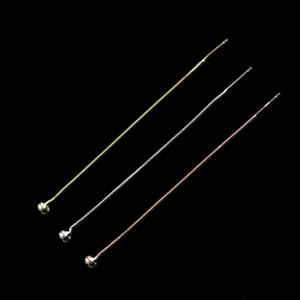 Matériaux pour boucles d'oreilles DIY en argent sterling S925, boucles d'oreilles à clous faites à la main, chaîne en or plaqué, design classique long, occasions de mariage - Product Image 6