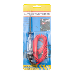 Testeur de <span class=keywords><strong>circuit</strong></span> automobile 5-120V <span class=keywords><strong>avec</strong></span> sonde de diagnostic alimentée par batterie et stylo de test pour voitures - Product Image 6