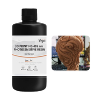 Lilin merah Resin fotosensitif Resin baik untuk detail permukaan halus 405nm cahaya menyembuhkan Resin perhiasan kerajinan