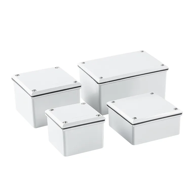 Waterproof Plastic Square PVC Small Outdoor Cable Wall Wire Weatherproof Electrical Junction Connection Box