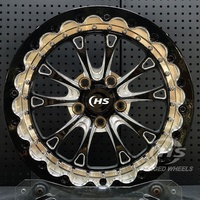 Jantes de course forgées sur mesure en alliage d'aluminium avec système Beadlock, tailles 15x10, 17x5, 18x5, entraxe 5x114.3, pour Chevrolet C10, GMC Sierra, GTR