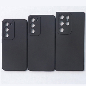 เคสโทรศัพท์ไมโครไฟเบอร์สำหรับซัมซุงรุ่น4G 5G ขอบตรงเลนส์นุ่มทำจาก TPU - Product Image 6