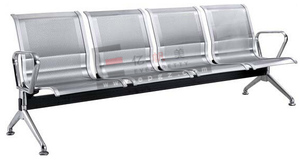 Acier inoxydable aéroport chaises hôpital médecin chaise inoxydable visiteurs chaise 2 places jambes <span class=keywords><strong>en</strong></span> acier inoxydable banc - Product Image 4