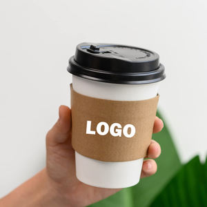 ปลอกกระดาษคราฟท์พิมพ์ลายตามสั่ง เป็นมิตรกับสิ่งแวดล้อม สำหรับแก้วสองชั้น เก็บอุณหภูมิสำหรับเครื่องดื่มร้อนและไวน์ ขายส่ง - Product Image 1