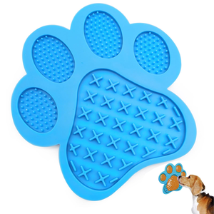 Happy <b>Bath</b> Time Silicone Lick Mat for <b>Dogs</b> Slow Feeder Bowls Pad for Cats Pets With Suction Cup - Product Image 1