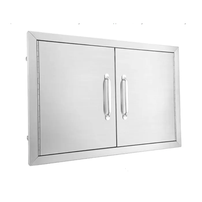 Outdoor BBQ Kitchen Door 201 304 Stainless Steel Double Door Wall Cabinets Modern Outdoor Kitchen Furniture,kitchen 35-45days