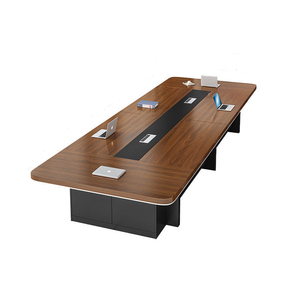 Meubles de bureau de luxe en bois, table de réunion, table de conférence moderne, ensemble de table de salle de réunion - Product Image 2