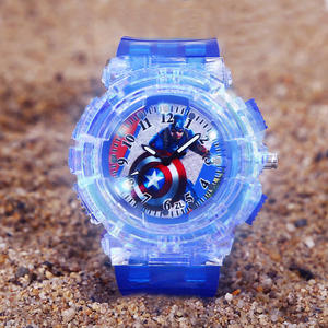 Captain Hero Kids <strong>Watch</strong> - LED Light up &amp; Analog Quartz <strong>Watch</strong> for Children, Educational <strong>Time</strong> <strong>Teacher</strong> - Product Image 1