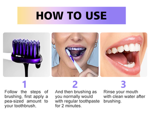 RIJESMILE Pasta de Dientes Blanqueadora <span class=keywords><strong>V34</strong></span> Morada 30ml, Suero Corrector de Color para Dientes - Product Image 5