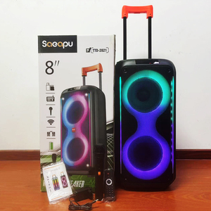Loa siêu trầm 8 inch, hệ thống âm thanh DJ di động, loa karaoke ngoài trời, loa <span class=keywords><strong>Bluetooth</strong></span> không dây, loa thùng - Product Image 5
