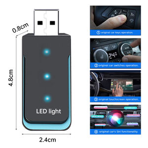 Adaptateur sans fil USB portable Mini LED Light AI Box CarPlay Assistant vocal Dongle avec 1 an de garantie pour <span class=keywords><strong>Apple</strong></span> - Product Image 2
