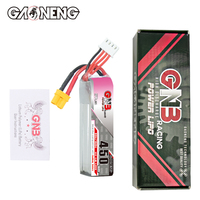 Batterie LiPo GAONENG GNB 3S 11.4V HV 450mah 80C XT30, type long, haute tension, sans balais, drone FPV Torrent 110 BetaPFV Beta 85X