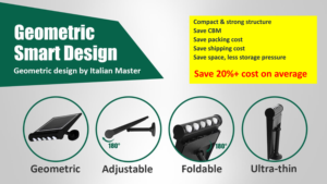 Lampada LED da Parete Multifunzionale a Energia Solare LEAD, Impermeabile, con Specchio Convesso per Illuminazione Esterna di Giardini e Cortili - Product Image 5