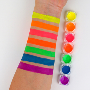 GroBhandel Delineador de ojos cosmético húmedo de alta calidad Neon UV Pastel activado brillo a base de agua Split Cake Eyeliner para maquillaje - Product Image 3