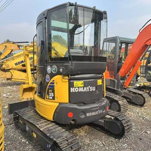 Excavadora Komatsu PC35MR Usada, Excavadora de Cadenas Komatsu de 3.5 Toneladas con Hoja de Desnivele, Mini Excavadora a Bajo Precio en Venta - Product Image 3