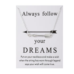 จี้สร้อยคอรูปลูกศรแผนที่โลกที่สง่างามสร้อยคอโชคเกอร์โซ่เสน่ห์สร้อยคอสำหรับผู้หญิงผู้ชายเครื่องประดับตามความฝันของคุณเสมอกระดาษแข็ง - Product Image 4