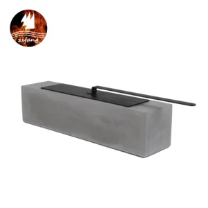 Wholesale Tabletop Fire Pit Mini <strong>Rectangular</strong> <strong>Fireplace</strong> Indoor <strong>Outdoor</strong> Fire Pit Portable Concrete <strong>Fireplace</strong> - Product Image 4