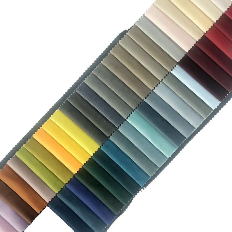 Holland Plain 200gsm Low MOQ Modern Knitted Velvet Upholstery Fabric Waterproof Holland Velvet Sofa Fabric for Home Textile