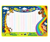 Tapis magique aquatique éducatif, ensemble de tapis à dessin à l'eau amusant, tapis à dessin à l'eau recyclable pour enfants de 2 à 4 ans, peinture DIY