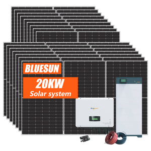 Sistema Solar de 20kw 43.4kwh, Sistema de Almacenamiento Fotovoltaico, Kit Fotovoltaico Trifásico con Batería para Uso Comercial en Francia - Product Image 5