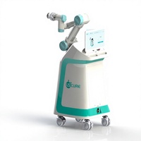 Robot de massage multifonction LSCURE avec tête de massage interchangeable et corps principal sur chariot, idéal pour les salles de sport, les centres de spa et les centres de récupération