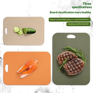 Household Kitchen <b>Plastic</b> Chopping Block Baby Food Double-Sided Fruit & Vegetable Cutting Board Small Plate for Kitchen Use - Product Image 3