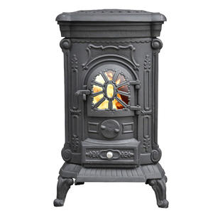 Hot Koop Antiek Ontwerp Houtgestookte Kachels Gietijzeren Kachel Met Koken Top - Product Image 2