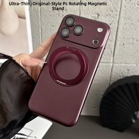 Étui de téléphone magnétique anti-chute avec support pivotant à 360 degrés pour iPhone 18 PROMAX, étui de téléphone TPU PC