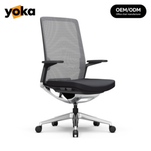 Nouvelle <span class=keywords><strong>chaise</strong></span> de bureau ergonomique pivotante haut de gamme en maille, avec dossier en alliage d'aluminium et coussin épais, idéale pour l'école et la chambre à coucher - Product Image 1