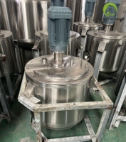 Cuve de mélange en acier inoxydable de qualité alimentaire avec agitateur pour la production de sauce chocolat, crème, cacao et confiseries