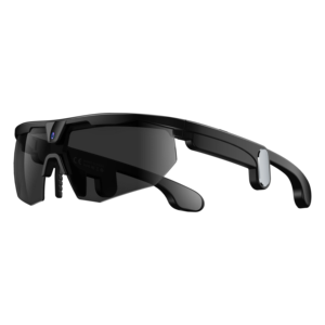 Lunettes intelligentes W640 avec caméra 8MP, vidéo 1080P, traduction IA et reconnaissance d'images, étanches IPX-4 pour le cyclisme et les sports de plein air - Product Image 1
