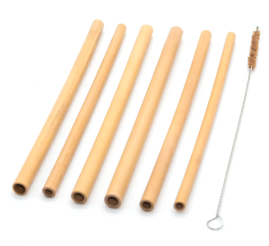 Pailles en bois écologiques et kits de nettoyage (réutilisables) - Product Image 1