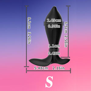 スチールボール入りアナルプラグ、男性女性カップル向けソフトシリコン製バットプラグ、大人用装着式アナルビーズバットプラグ - Product Image 6