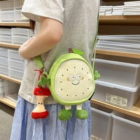 Leuke trendy gepersonaliseerde crossbodytas in de vorm van een koekje voor ouders en kinderen, grote capaciteit, verstelbare schouderriem, telefoontas voor dagelijks gebruik