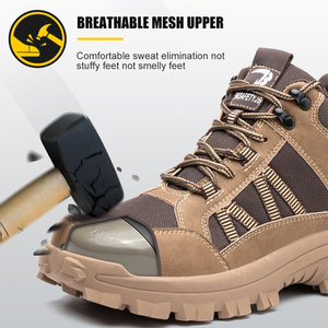 Chaussures <span class=keywords><strong>de</strong></span> sécurité professionnelles antidérapantes, anti-perforation, respirantes, avec embout en acier, pour hommes et femmes, été-automne - Product Image 5