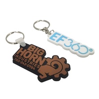 Porte-clés en PVC OEM, cadeau d'affaires, chaîne personnalisée, logo personnalisé, design de porte-clés, logo en PVC souple, porte-clés en caoutchouc 3D en forme de feuille de plante, en gros