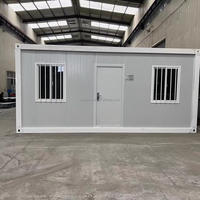 Garage métallique préfabriqué portable de 20 pieds, mini-conteneur modulaire mobile en acier pliable pour le stationnement à domicile