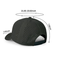 Casquette de golf imperméable de haute qualité personnalisée, séchage rapide, protection solaire pour l'extérieur, broderie de logo personnalisée, casquette de baseball pour hommes