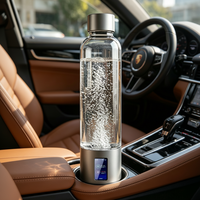 Bouteille d'hydrogène intelligente MYVOES FQ28 la plus vendue, 500 ml, générateur d'H2 moléculaire par électrolyse, contrôle par application, pression réglable, pour maison, voiture/camping-car