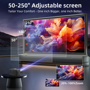 4K UHD ánh sáng ban ngày ngoài trời phim chiếu 15000lux Wifi <span class=keywords><strong>Bluetooth</strong></span> 300 ''Màn hình Nhà Thông Minh proyector với IOS Android <span class=keywords><strong>HDMI</strong></span> TV Stick - Product Image 5