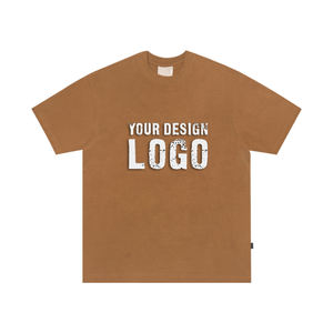 Camiseta Deportiva de Baloncesto de Color Sólido de Alta Calidad, Camiseta Extra Grande para Hombre, Informal de Verano, 100% Algodón Lavado, Camisetas de Talla Grande para Hombre - Product Image 6