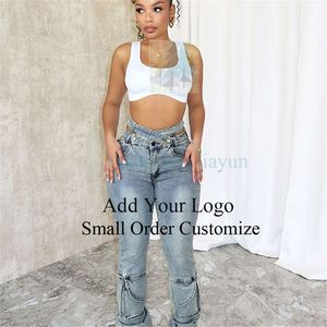 Jean skinny extensible taille haute pour <span class=keywords><strong>femme</strong></span>, respirant, décontracté, style <span class=keywords><strong>jegging</strong></span>, effet ventre plat, coupe crayon, avec trous décoratifs - Product Image 3