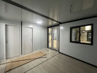 Maison extensible à double aile de 20 pieds, fabriquée en usine, avec une surface solide de 37 mètres carrés, certifiée CE