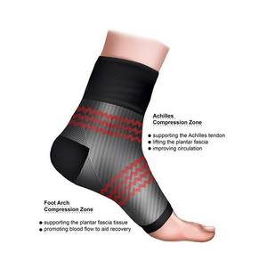 कस्टम जिम खेल टखने ब्रेस स्लिंग पैर संपीड़न टखने का समर्थन ब्रेस मोजे - Product Image 5