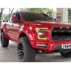 ชุดแต่งรอบคันสำหรับ <span class=keywords><strong>Ford</strong></span> <span class=keywords><strong>Ranger</strong></span> T6 T7 T8 ปี 2012-2019 อัพเกรดเป็นรุ่น F150 Raptor ปี 2020 ขายส่ง - Product Image 6