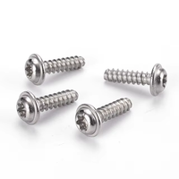 Buatan China Sekrup Self-tapping Kepala Bulat Baja Tahan Karat Berkualitas Tinggi Baru dengan Ekor Datar Torx Berlapis M3-M5