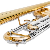Wholesale Custom Sinomusik Brand Gold Lacquer Brass Bb Key Trumpet Professional Brass Material Brasswind Musical Instruments