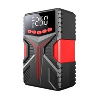 Nouveau Compresseur d'Air Portable 6000mAh ABS pour Pneus de Voiture avec Pince Intelligente, Démarreur de Batterie et Moniteur de Pression des Pneus